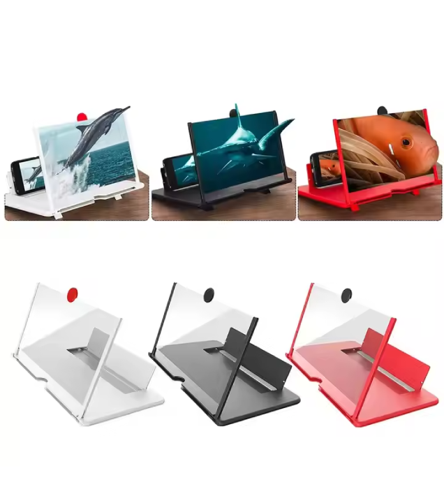 スマホスタンド付き拡大鏡