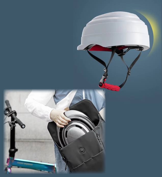 折り畳みヘルメット